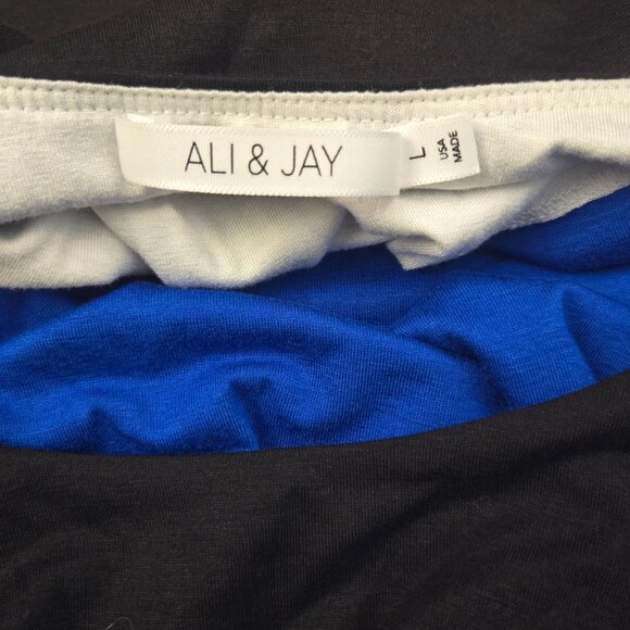 Ali & Jay Long Sleeve Knee Length Dress Black Size Large - Picture 4 of 6